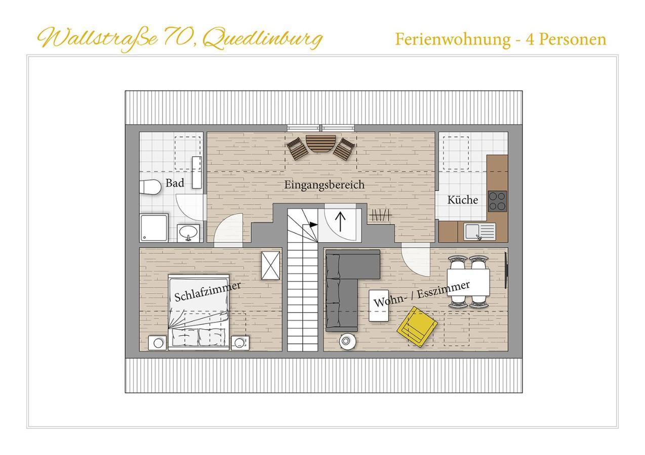 Ferienwohnung Quedlinburg Harz エクステリア 写真